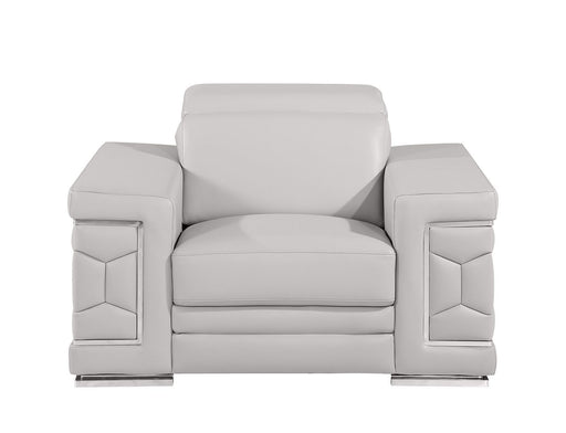 296 - Genuine Leather Chair - R&R Furniture Gallery (Fountain Valley, CA)