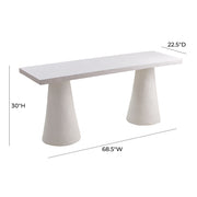 Dayana - Plaster Desk - R&R Furniture Gallery (Fountain Valley, CA)