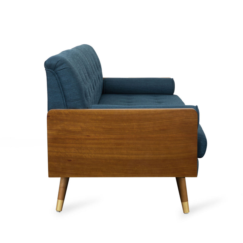 Aidan - Mid Century Modern Tufted Fabric Sofa - R&R Furniture Gallery (Fountain Valley, CA)