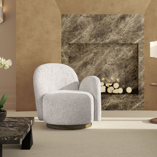 Duo - One-Arm Swivel Accent Chair - R&R Furniture Gallery (Fountain Valley, CA)