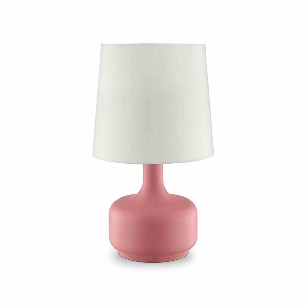 Farah - 17"H Matte Pink Table Lamp