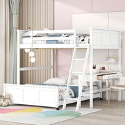 Full Over Full Bunk Bed With Desk - R&R Furniture Gallery (Fountain Valley, CA)