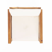 3 Piece Patio Set With Slatted Design, 2 Club Chairs And Coffee Table - Brown - R&R Furniture Gallery (Fountain Valley, CA)