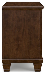 Danabrin - Two Drawer Nightstand - Brown - R&R Furniture Gallery (Fountain Valley, CA)