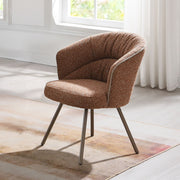 Lidi - Side Chair (Set of 2) - Rust Orange - R&R Furniture Gallery (Fountain Valley, CA)