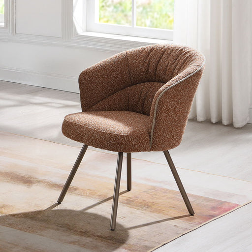 Lidi - Side Chair (Set of 2) - Rust Orange - R&R Furniture Gallery (Fountain Valley, CA)