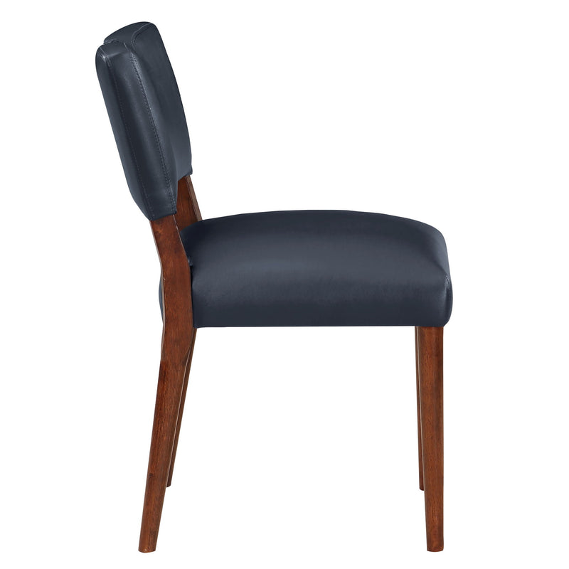 Bryson - Dining Chair (Set of 2) - Dark Navy - R&R Furniture Gallery (Fountain Valley, CA)
