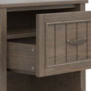 Lev - Bedside Table - Smoky Brown - R&R Furniture Gallery (Fountain Valley, CA)