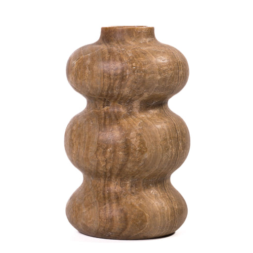 Marble Swell Vase - Dark Onyx - R&R Furniture Gallery (Fountain Valley, CA)