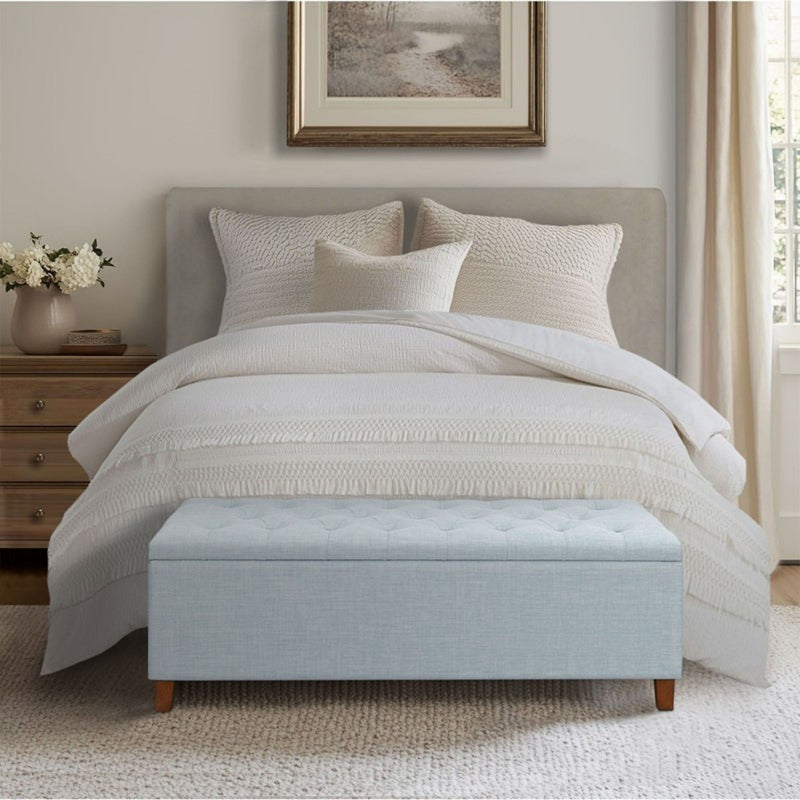 Shandra - Tufted Top Soft Close Storage Bench - R&R Furniture Gallery (Fountain Valley, CA)