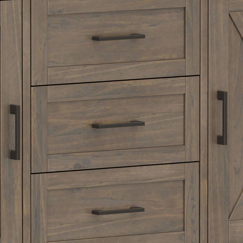 Ela - Sideboard - Smoky Brown - R&R Furniture Gallery (Fountain Valley, CA)