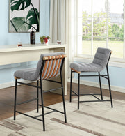 Lahni - 17" Boucle Fabric Counter Height Chair - R&R Furniture Gallery (Fountain Valley, CA)