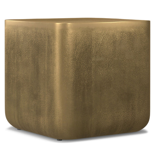Bassett - Cast Aluminum Side Table - Brown - R&R Furniture Gallery (Fountain Valley, CA)