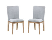 Caspian - And Oak Finish Dining Chair (Set of 2) - Gray - R&R Furniture Gallery (Fountain Valley, CA)