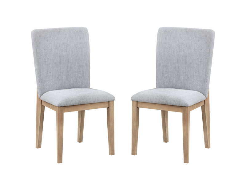 Caspian - And Oak Finish Dining Chair (Set of 2) - Gray - R&R Furniture Gallery (Fountain Valley, CA)