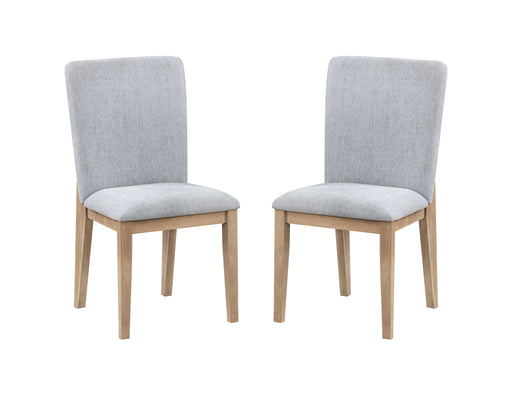 Caspian - And Oak Finish Dining Chair (Set of 2) - Gray - R&R Furniture Gallery (Fountain Valley, CA)
