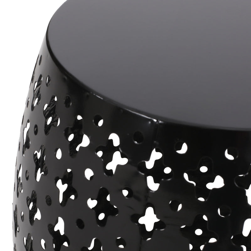 Modern Design, Metal End Table, Large - R&R Furniture Gallery (Fountain Valley, CA)