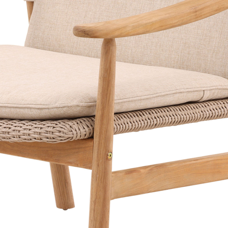Wembley - Outdoor Occasional Chair - Sand And Natural