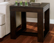 Watson - Square End Table - Dark Brown - R&R Furniture Gallery (Fountain Valley, CA)