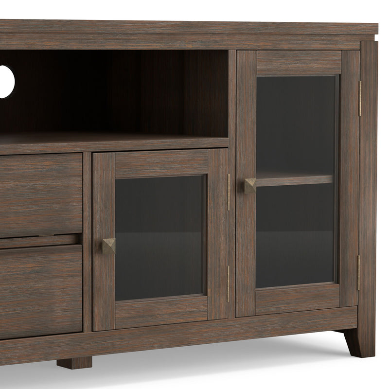 Cosmopolitan - Handcrafted Wide TV Media Stand - R&R Furniture Gallery (Fountain Valley, CA)