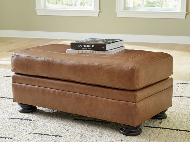Carianna - Ottoman - Caramel - R&R Furniture Gallery (Fountain Valley, CA)