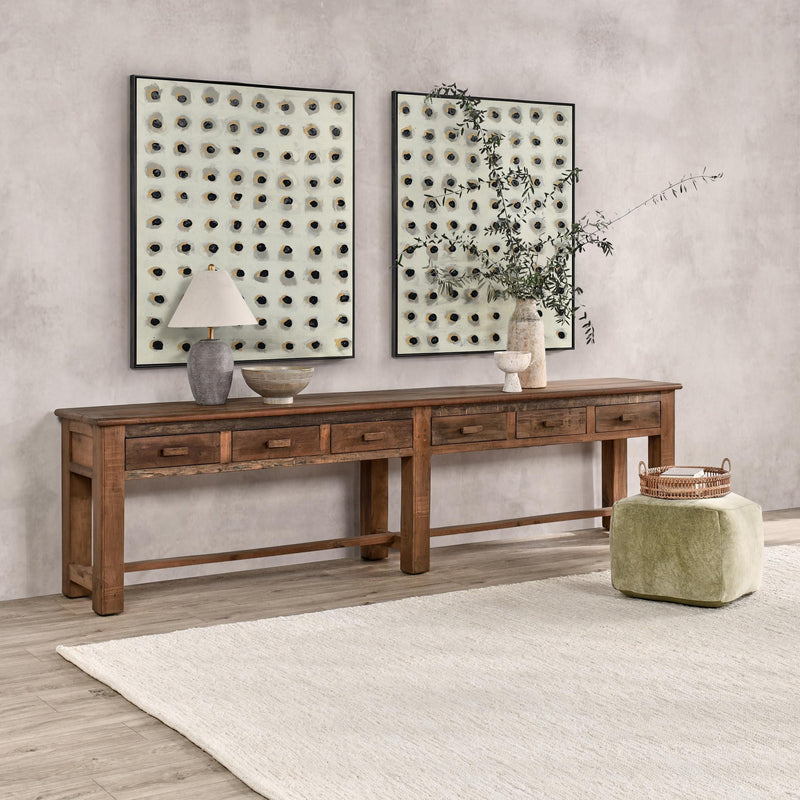 Ezra - Reclaimed Wood Console Table - R&R Furniture Gallery (Fountain Valley, CA)