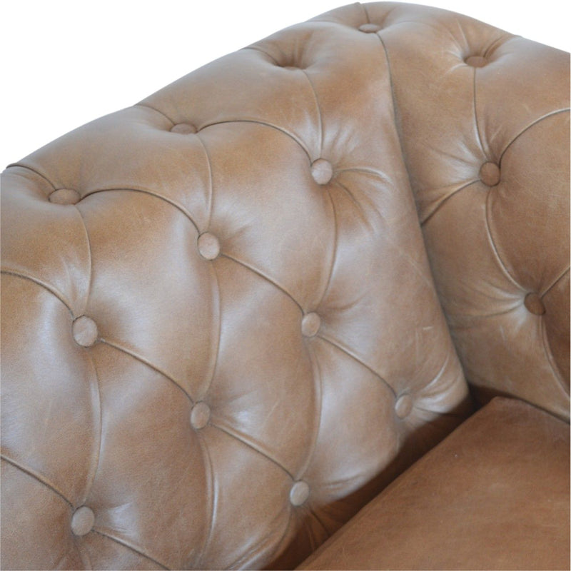 Buffalo - Chesterfield Sofa - Brown - R&R Furniture Gallery (Fountain Valley, CA)