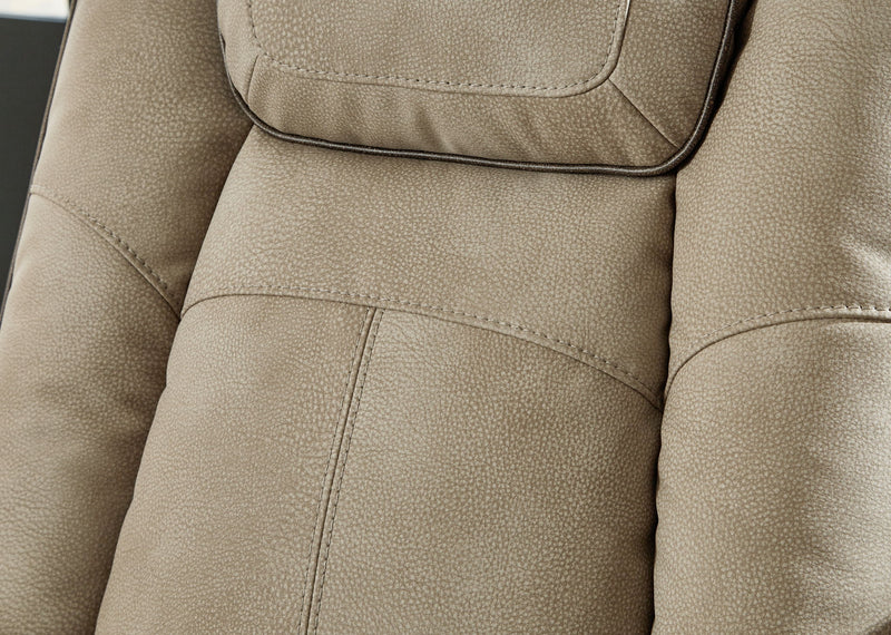 Next-Gen Durapella - Pwr Recliner/Adj Headrest - R&R Furniture Gallery (Fountain Valley, CA)