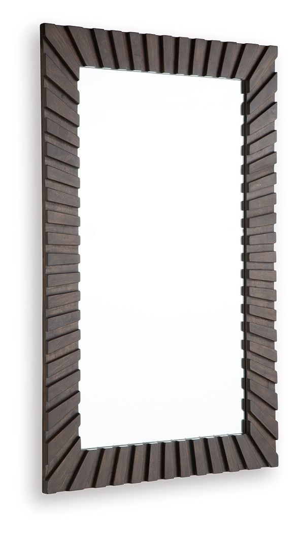 Advin - Accent Mirror - Dark Brown - R&R Furniture Gallery (Fountain Valley, CA)
