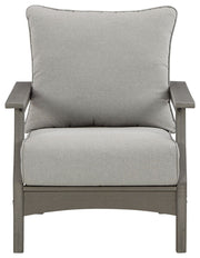 Visola - Lounge Chair w/Cushion (Set of 2) - Gray - R&R Furniture Gallery (Fountain Valley, CA)