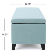 Contemporary Storage Ottoman Bench With Upholstery - R&R Furniture Gallery (Fountain Valley, CA)
