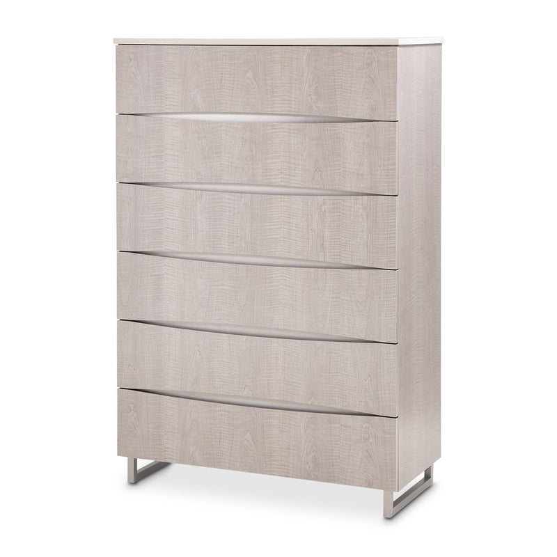 Marin - 6-Drawer Chest - Beige - R&R Furniture Gallery (Fountain Valley, CA)