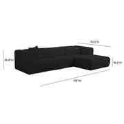 Tarra - Fluffy Oversized Corduroy Modular Sectional - R&R Furniture Gallery (Fountain Valley, CA)
