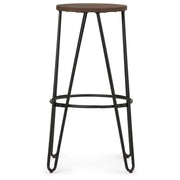 Simeon - Multifunctional Metal Stool With Wood Seat - R&R Furniture Gallery (Fountain Valley, CA)