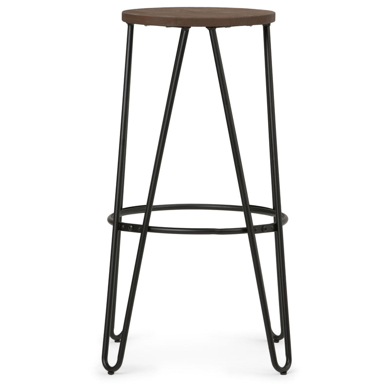 Simeon - Multifunctional Metal Stool With Wood Seat - R&R Furniture Gallery (Fountain Valley, CA)