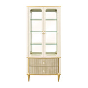 Scotts Square - Display Cabinet - Light Champagne - R&R Furniture Gallery (Fountain Valley, CA)