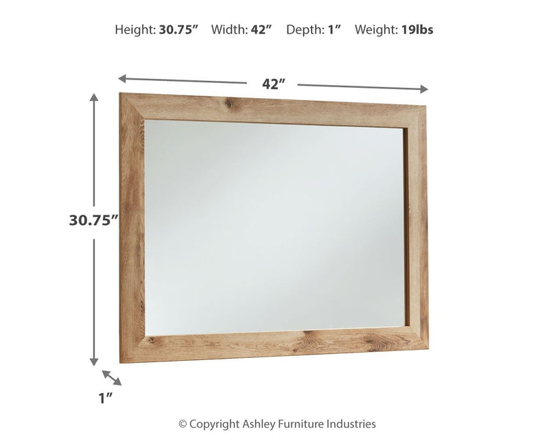 Hyanna - Bedroom Mirror - Tan Brown - R&R Furniture Gallery (Fountain Valley, CA)