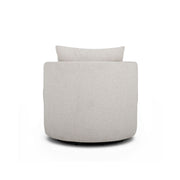 TOV Furniture Silvi swivel chair with a modern design, featuring a cushioned seat and sleek metal base.