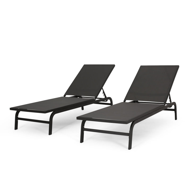 Finn - Contemporary Chaise Lounge For Outdoor Relaxation - R&R Furniture Gallery (Fountain Valley, CA)