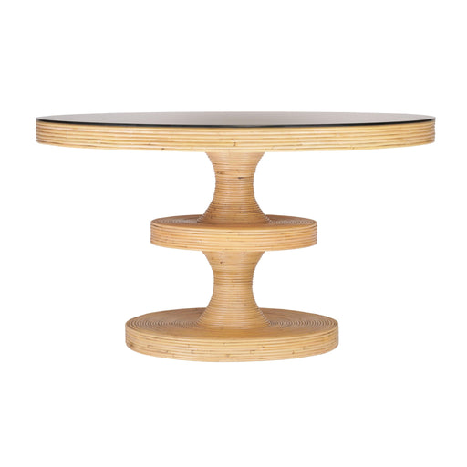 Apollonia - Rattan Round Dining Table - Natural - R&R Furniture Gallery (Fountain Valley, CA)