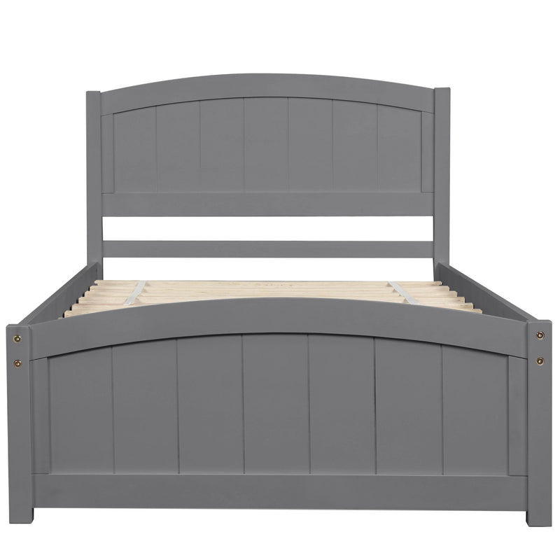 Platform Bed & Headboard, Footboard And Wood Slat Support - R&R Furniture Gallery (Fountain Valley, CA)