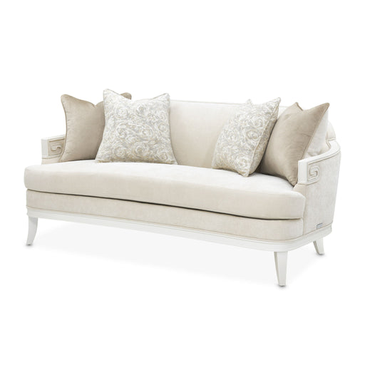 La Marisia - Chenille Loveseat - Tranquil / Creamy Pearl - R&R Furniture Gallery (Fountain Valley, CA)