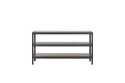 Console Table With Insets - Black - R&R Furniture Gallery (Fountain Valley, CA)
