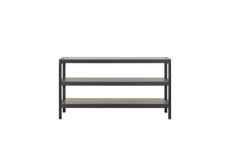 Console Table With Insets - Black - R&R Furniture Gallery (Fountain Valley, CA)
