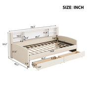 Luxurious Upholstered Platform Bed With Storage Drawers - R&R Furniture Gallery (Fountain Valley, CA)