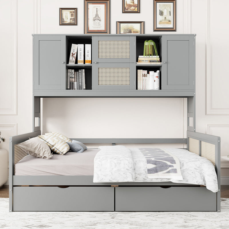 Daybed And All In One Cabinet And Shelf - R&R Furniture Gallery (Fountain Valley, CA)