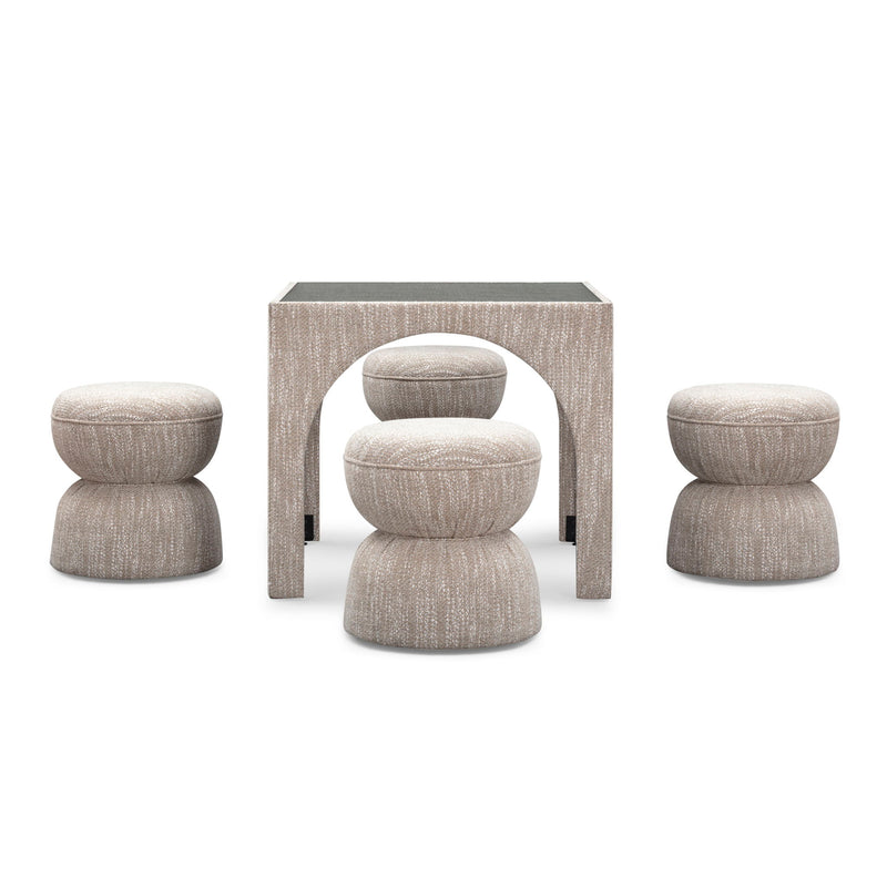Tomlin - Game Table And Ottoman Set - R&R Furniture Gallery (Fountain Valley, CA)