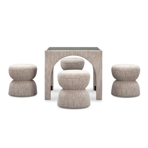 Tomlin - Game Table And Ottoman Set - R&R Furniture Gallery (Fountain Valley, CA)