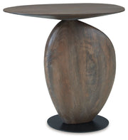 Cormmet - Accent Table - Brown / Black - R&R Furniture Gallery (Fountain Valley, CA)