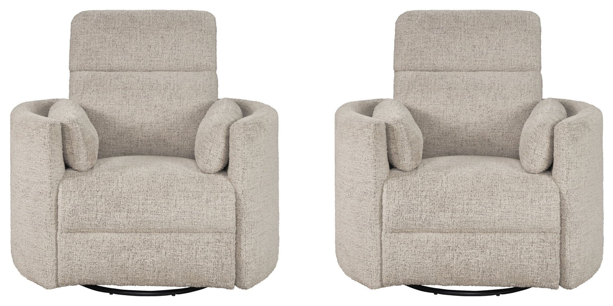 Radius - Manual Swivel Recliner - R&R Furniture Gallery (Fountain Valley, CA)